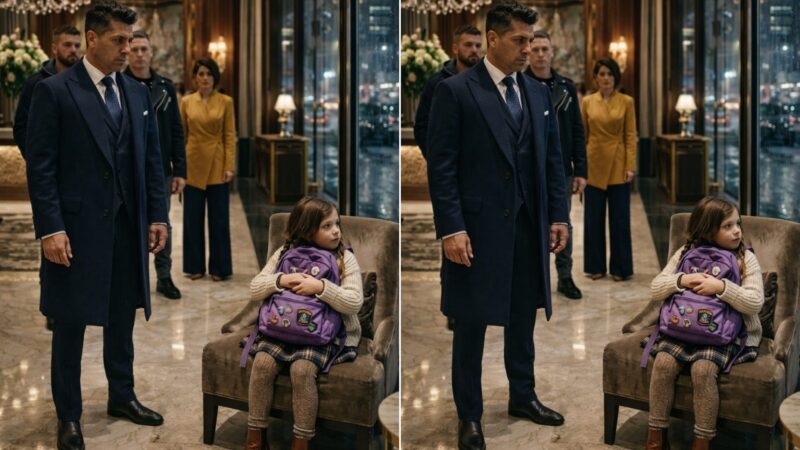 Fetița stătea liniștită într-un hotel de lux, în timp ce mama ei bolnavă lucra sus, cu ultimele puteri… iar o singură frază naivă, scăpată de pe buzele ei, l-a făcut pe proprietar să facă ceva care i-a lăsat pe toți fără suflare