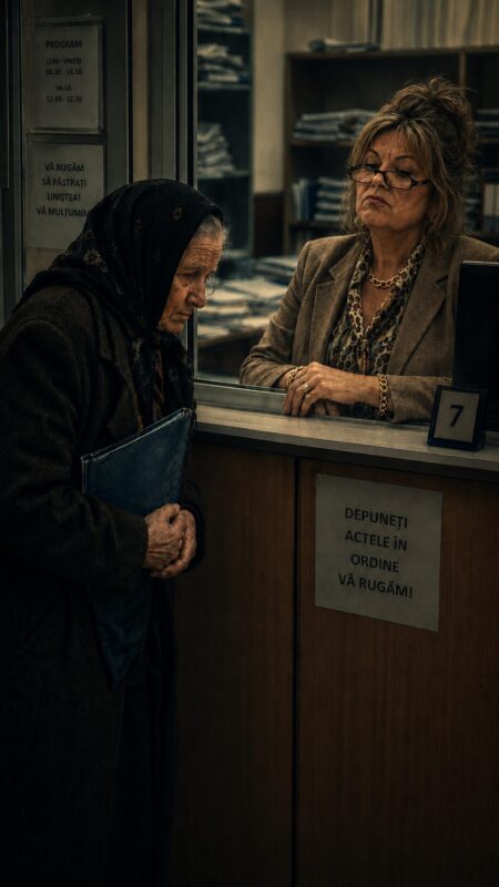 „Înțelegeți măcar cât timp le răpiți oamenilor?! Din nou documentele greșite!” — a aruncat funcționara cu un dispreț rece, umilind bătrâna sărăcăcios îmbrăcată chiar în fața întregii cozi