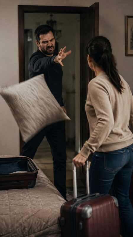 —Ia-o. Este singurul lucru care ți-a mai rămas în casa asta, a spus soțul meu cu un zâmbet batjocoritor, aruncând spre mine o pernă veche după divorț