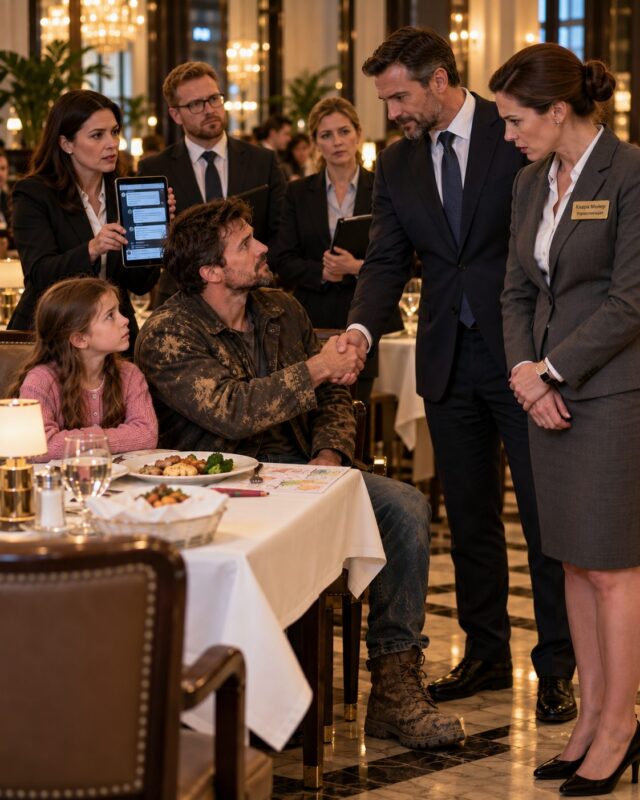 „Aveți două minute să vă luați copilul și să părăsiți restaurantul”, a spus managera, privind la cizmele mele murdare